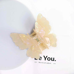 Korean Fashion Acetic Acid Clip Retro Personality Double Butterfly Hair Claw Luxury Acetate Hair Accessories