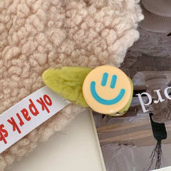 Cute smiling face hair clip Coffee sweet duck beak clip bangs clip Broken hair Duckling clip side clip autumn/winter new barrette