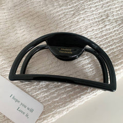 National acetate clip ins Wind Gold Standard temperament hair claw powder chocolate large claw clip round hair shark clip