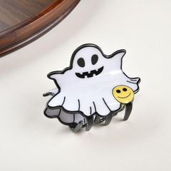 New spooky Halloween ghost clip accessories for women with shark hair clip