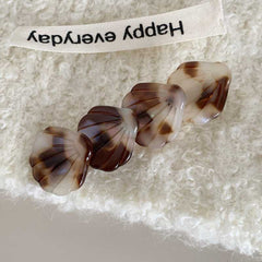 Small fashion acetic acid hair clip duck beak clip shell edge clip girl bangs high fashion hair clip hair accessories