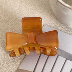 Korean new ins bow small claw clip simple small hair clip bangs shark clip acetic acid princess clip