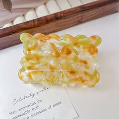 New wave double hair clip Cute cookie acetate clip Shark Clip Sweet diamond disc hair clip children hair accessories