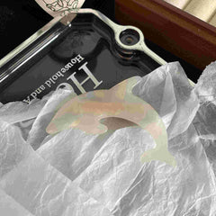 Light luxury dolphin hairpin animal bangs hairpin acetic acid fashion duckbill clip acetate hair clip