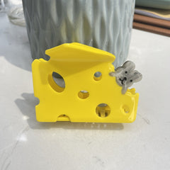 Jerry eats cheese acetic acid claw clip Cute cheese hair clip Cartoon mouse hair claw candy accessories