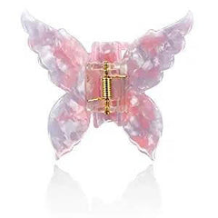 Hot Selling Hair Clamps Accessories Acetate Hair Claw Pastel Butterfly Hair Claws For Girl