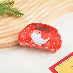 Christmas hair clip Small Semicircle Acrylic hair clip 2023 new style accessories