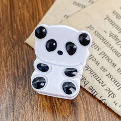 Cartoon Panda acetate hairpin temperament sweet hairpin side clip for children and girls hairpin braided hair accessories
