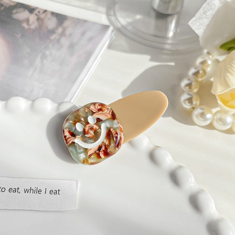 Funny Smiley Duck Barrette Acetic Acid Sweet Girl Hair Accessory