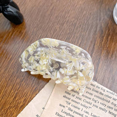 Fashion Delicate Acetate hair claw simple semicircle acetic acid clip Korea hairpin shark clip accessories