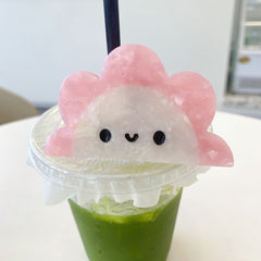 Sunflower smiley face fun acetic clip Cute simple hair clip cartoon cloud hair claw creative head clip