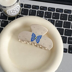 Fashion Delicate Acetate butterfly acetic acid clip back head clip temperament arc shark clip