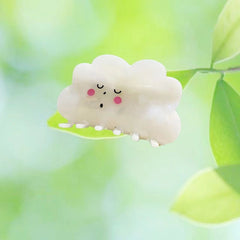 Milk cute clouds white hair small claw clip acetic acid hair clip rainbow raindrop shark clip hair accessories