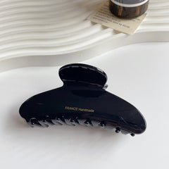 Korean marble acetic clip leopard large hair clip disc hair shark clip women's hair grab hair accessories