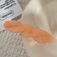 Korean clip France vintage twist temperament female side clip ponytail clip duck beak clip