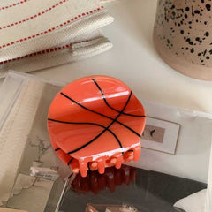 New basketball clip Football clip tennis hair clip volleyball hair accessories personality sports hair claw accessories