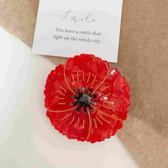 Korean small Daisy tulip hairpin Acetate hairpin temperament flower hairpin Sunflower shark clip
