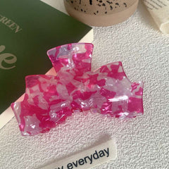 Acrylic bow shark clip claw clip Temperament clip head bun hair accessories hairpin new