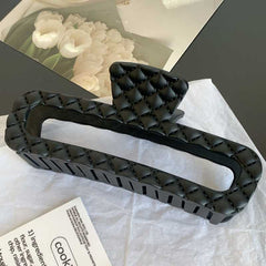 Fashion hair clip claw back head shark clip large hair clip retro French style simple square hair clip