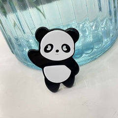 New acetate hair clip Panda cute hair clip Cartoon side clip cute panda hair clip