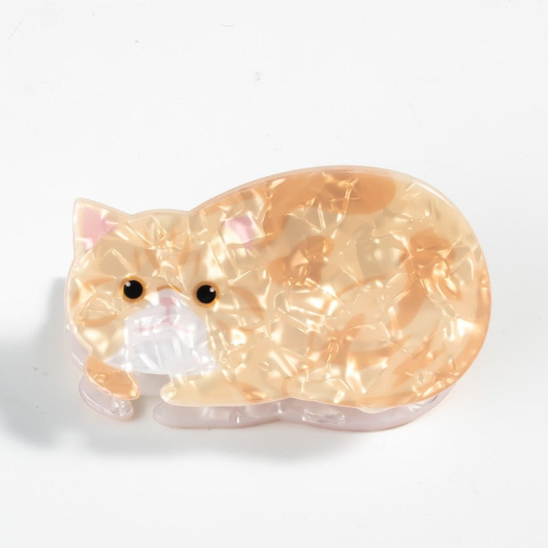 New Cute Cat Shark Clip Small PVC Hair Claw Accessories