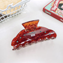 Christmas claw clip fun snowman Elk hair claw shark clip cute hair accessories