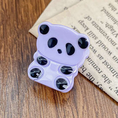 Cartoon Panda acetate hairpin temperament sweet hairpin side clip for children and girls hairpin braided hair accessories
