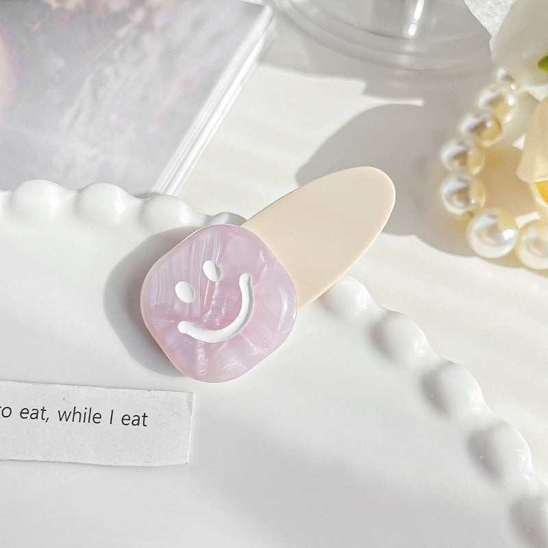 Funny Smiley Duck Barrette Acetic Acid Sweet Girl Hair Accessory