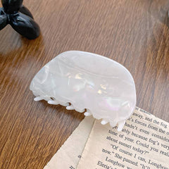 Fashion Delicate Acetate hair claw simple semicircle acetic acid clip Korea hairpin shark clip accessories