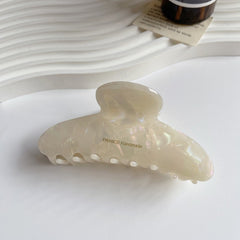 Korean marble acetic clip leopard large hair clip disc hair shark clip women's hair grab hair accessories