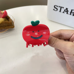 New acetic acid hair clip cute puppy hair clip red house claw tomato cute hair clip candy accessories