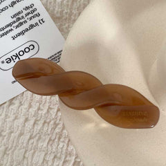 Korean clip France vintage twist temperament female side clip ponytail clip duck beak clip