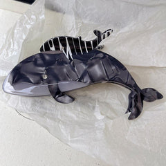 New niche animal shark claw clip Ocean Shark acetate hairpin personality shark clip female hair accessories