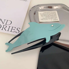 Dolphin dovetail clip high-grade acetic acid hair clip disc hair clip new summer