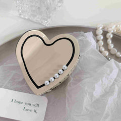 Korean acetic acid hairpin purple pink pearl love shark clip fashion hairpin new style Heart hair claw clip
