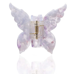 Hot Selling Hair Clamps Accessories Acetate Hair Claw Pastel Butterfly Hair Claws For Girl