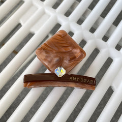 New acetic acid hair clip elegant rhinestone temperament claw clip acetate shark clip hair accessories