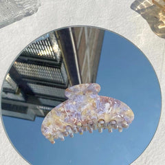 Korean new acetic acid claw clip flower series cute sweet large hair claw shark clip personality hair accessories