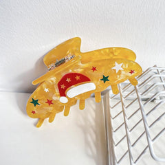 New Christmas hairpin Cartoon gingerbread Man clip coiffure Shark clip Accessories