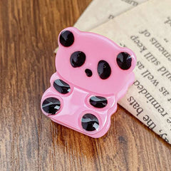 Cartoon Panda acetate hairpin temperament sweet hairpin side clip for children and girls hairpin braided hair accessories