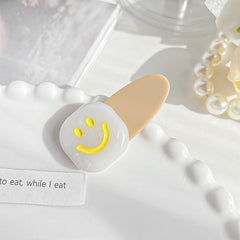 Funny Smiley Duck Barrette Acetic Acid Sweet Girl Hair Accessory