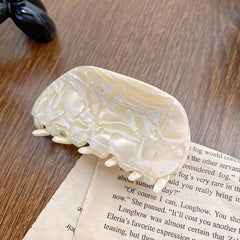Fashion Delicate Acetate hair claw simple semicircle acetic acid clip Korea hairpin shark clip accessories