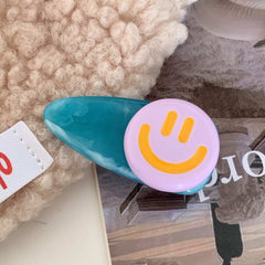 Cute smiling face hair clip Coffee sweet duck beak clip bangs clip Broken hair Duckling clip side clip autumn/winter new barrette