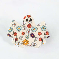 Halloween hair clip back head hair clip 2023 new style Flower Ghost Hair Claw Clip Accessories