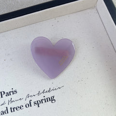 Autumn Winter Love Leopard Acetic Acid Side Clip Girl Accessories