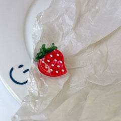 Cartoon Fruit Small Claw Clip Strawberry Lemon Cherry Hair Accessory