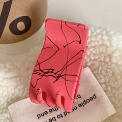 Small frosted spray hair clip Back hair clip for women's high ponytail hair clip