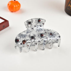 New Halloween pumpkin Ghost clip back of head Hairpin Shark clip Spider clip hair claw accessories