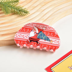 Christmas hair clip Small Semicircle Acrylic hair clip 2023 new style accessories
