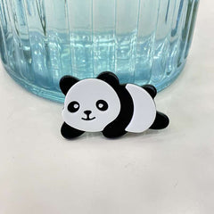 New acetate hair clip Panda cute hair clip Cartoon side clip cute panda hair clip